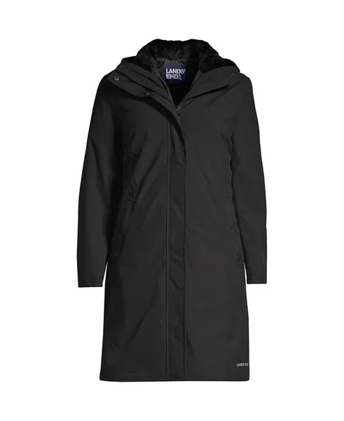 Утепленная парка 3 в 1 Primaloft больших размеров Lands' End, мультиколор