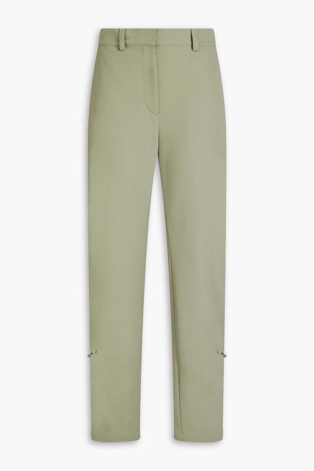 Узкие брюки из шерсти Grain de Poudre Jw Anderson, светло-зеленый