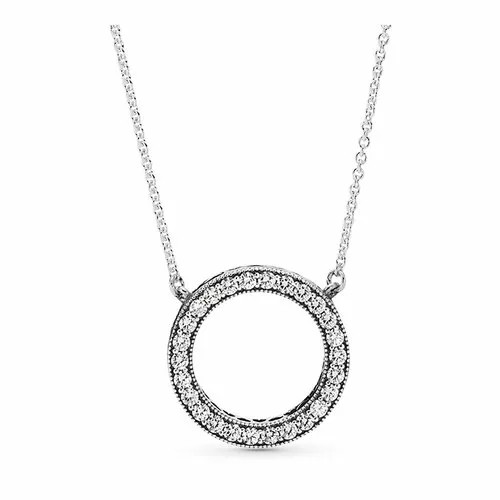 Колье PANDORA, длина 45 см, серебряный