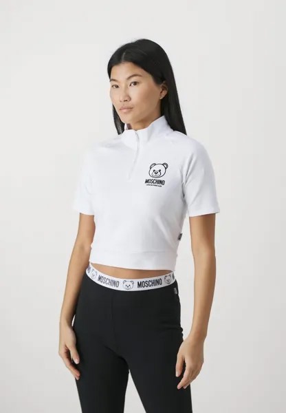 Пижамный топ SHORT SLEEVES Moschino Underwear, белый