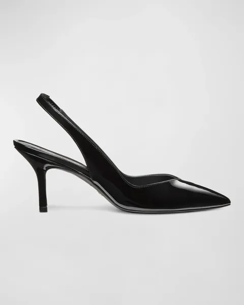Туфли-лодочки Eva с пяткой на пятке Stuart Weitzman, цвет Black