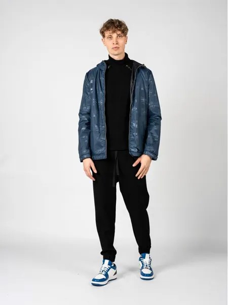 Переходная куртка regular fit Geox, синий