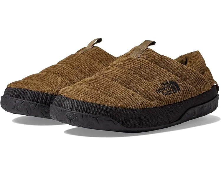 Сабо The North Face Nuptse Mule Corduroy, цвет Military Olive/TNF Black