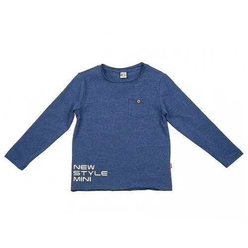 Лонгслив для девочек Mini Maxi, модель 1055, цвет синий, размер 98