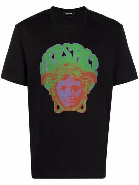 Versace футболка с принтом Medusa Music