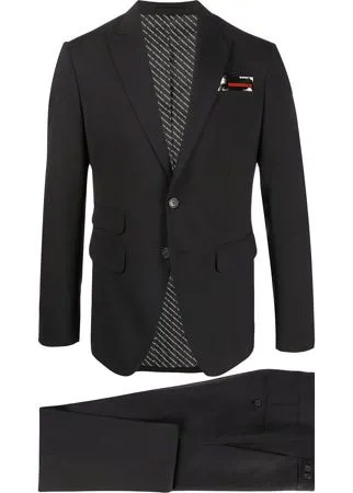 Dsquared2 строгий костюм с однобортным пиджаком