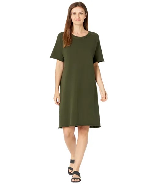 Платье Eileen Fisher, Petite Crew Neck Dress In Organic Cotton French Terry