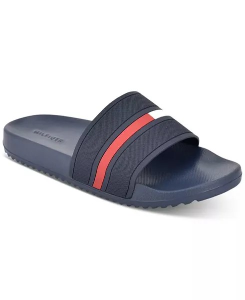 Мужские шлепанцы для бассейна Redder Flag с логотипом Tommy Hilfiger, синий