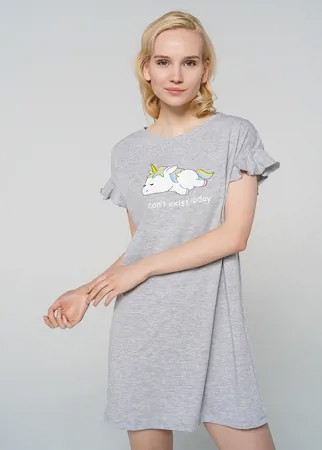 Ночная сорочка женская ТВОЕ 79519 серая XL