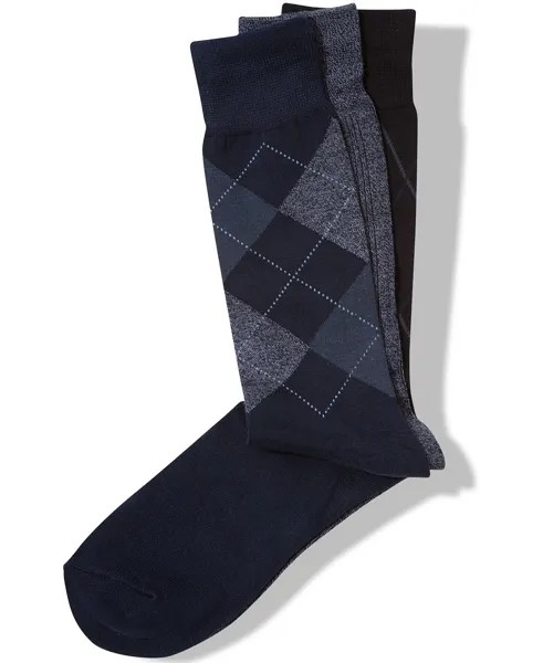 Мужская футболка Perry Ellis, 3 шт. Носки с узором Perry Ellis Portfolio
