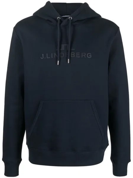 J.Lindeberg худи Alpha с логотипом, синий