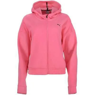 Puma Train Favorite Fleece FullZip Hoodie Womens Size L Casual Athletic Outerwe