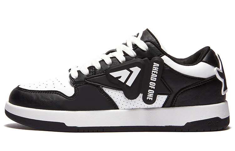 Кроссовки A1 Skateboarding Shoes Unisex Low-top, черный/белый