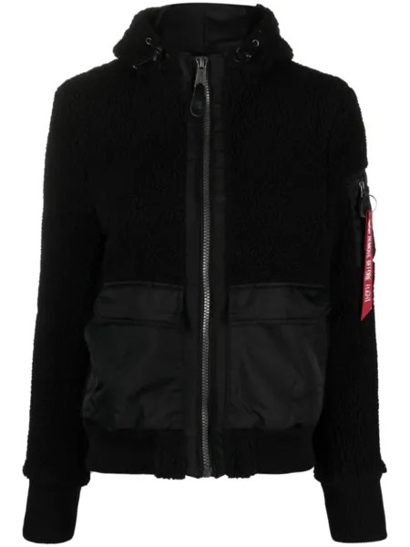 Alpha Industries куртка с капюшоном, черный