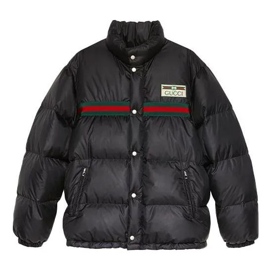 Куртка GUCCI Fw21 Water repellent down jacket 'Black', черный