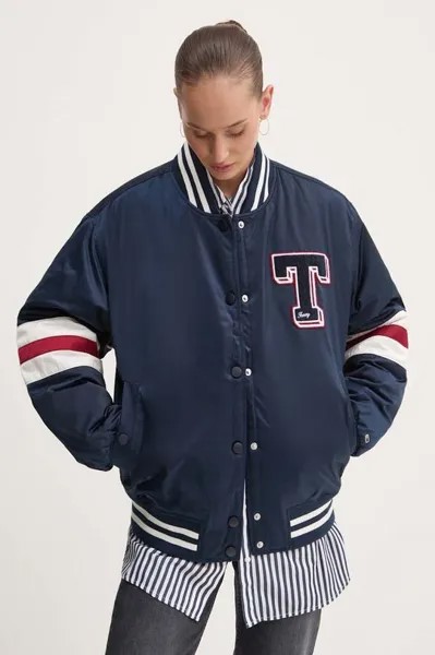Куртка-бомбер Tommy Jeans, темно-синий