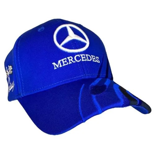 Бейсболка Mercedes-Benz, размер 55-58, голубой