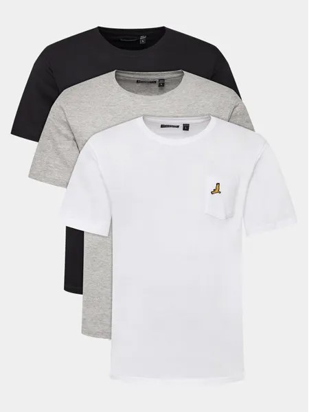 Комплект из 3 футболок стандартного кроя Brave Soul, белый