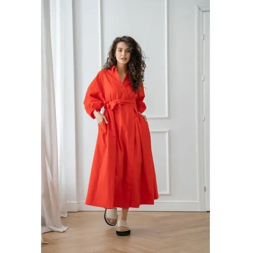 Платье ЭНСО, размер 50, красный