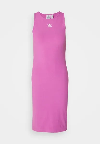 Платье из джерси Essentials Tank Dress adidas Originals, полупульсовый сиреневый