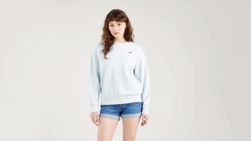 Свитшот женский Levi's 24688-0025 голубой XL