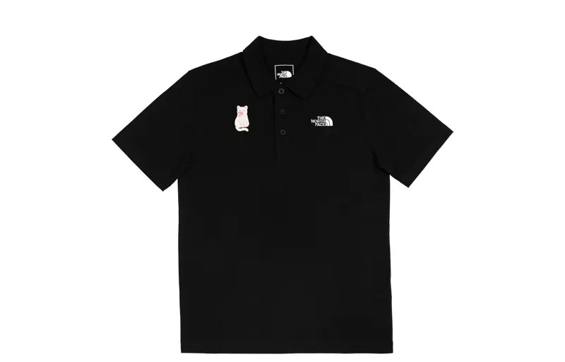 Рубашка поло мужская черная The North Face, черный