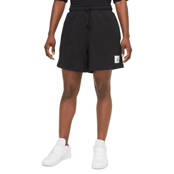 Женские флисовые шорты Jordan Essential, черные DM3242-010
