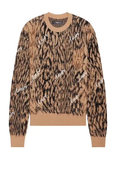 Свитер Amiri Cheetah, коричневый