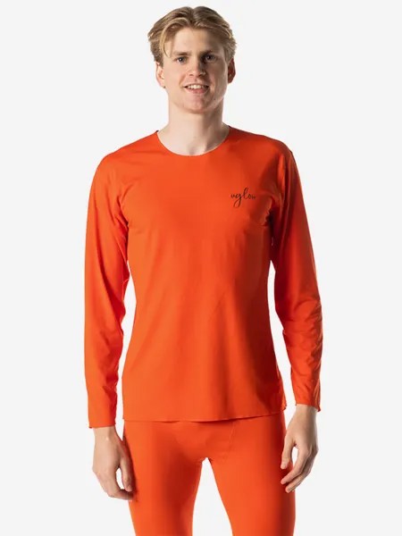 ЛОНГСЛИВ УТЕПЛЕННЫЙ МУЖСКОЙ WARM LONG SLEEVE TEE | TANGERINE, Оранжевый