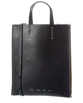 Маленькая кожаная сумка-тоут для женщин Proenza Schouler Twin, черная