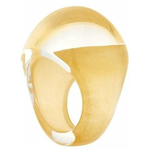Кольцо Lalique, размер 17, желтый