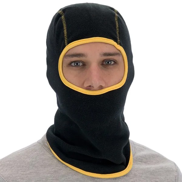 Балаклавная маска для лица Grand Sierra Fleece — цвет черный и желтый — OSFA — НОВИНКА!
