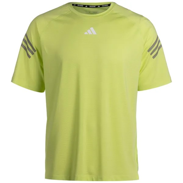 Рубашка adidas Performance Trainingsshirt Train Icons 3 Streifen, светло-зеленый