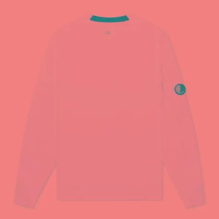 Мужская толстовка C.P. Company Diagonal Raised Fleece Crew Neck, цвет белый, размер XL