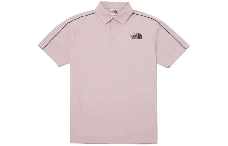 Коллекция одежды Рубашка поло унисекс розовая The North Face, розовый