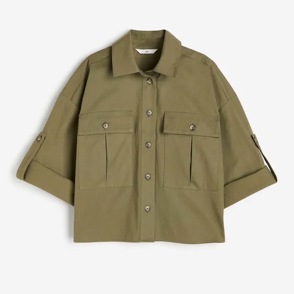Рубашка H&M Utility, хаки