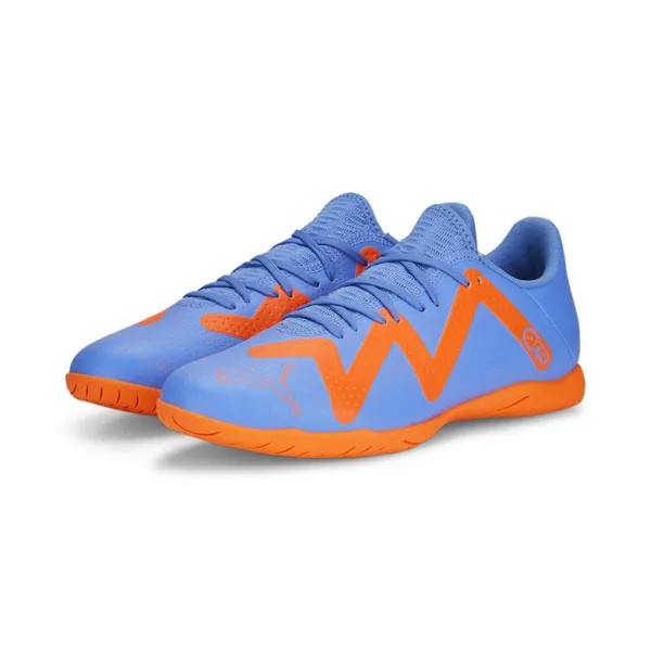 Бутсы FUTURE Play IT PUMA Blue Glimmer White Ultra Orange