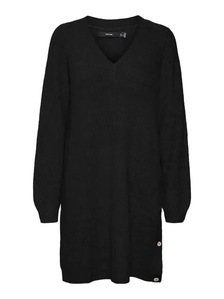 Вязанное платье Vero Moda Tini, черный