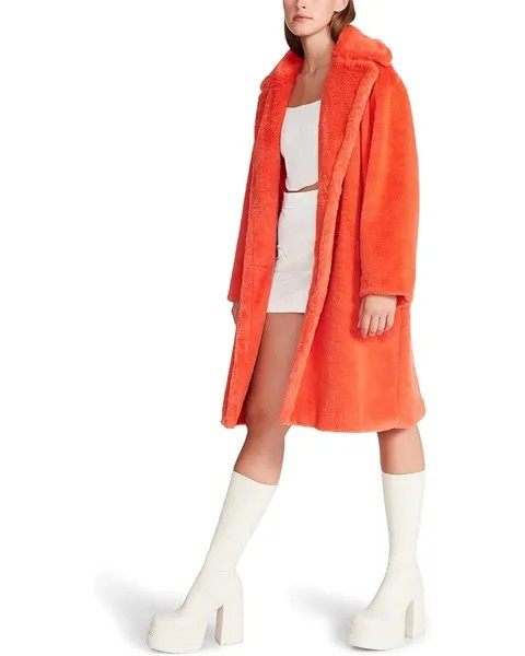 Пальто Steve Madden Maxwell Coat, цвет Neon Coral