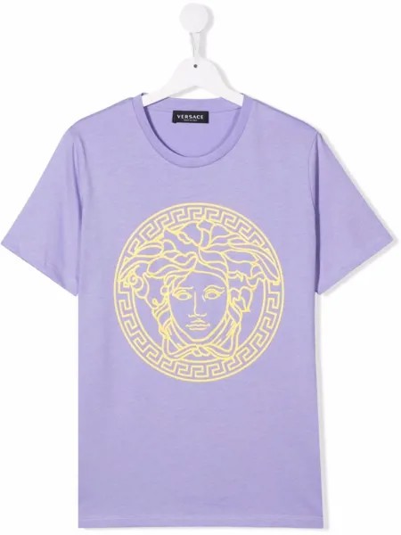 Versace Kids футболка с принтом Medusa