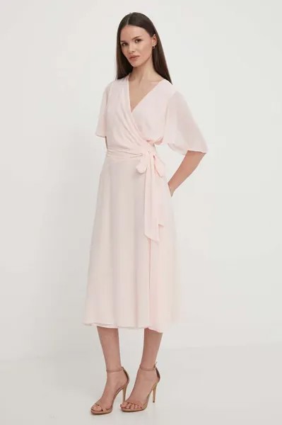 Платье Lauren Ralph Lauren, розовый