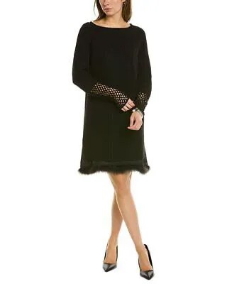 Женское многослойное платье-свитер из смеси шерсти и кашемира Twinset