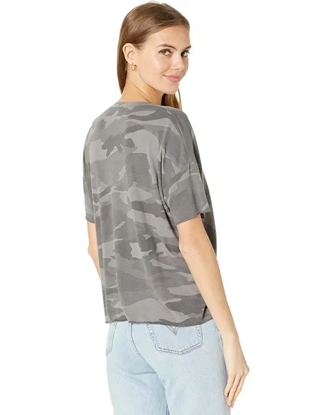 Футболка Splendid Short Sleeve Jersey Tee, цвет Lead Camo