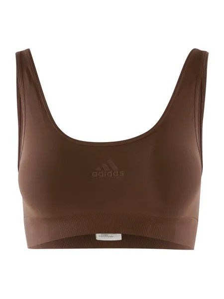 Бюстье adidas SCOOP LOUNGE BRA, цвет braun mel.