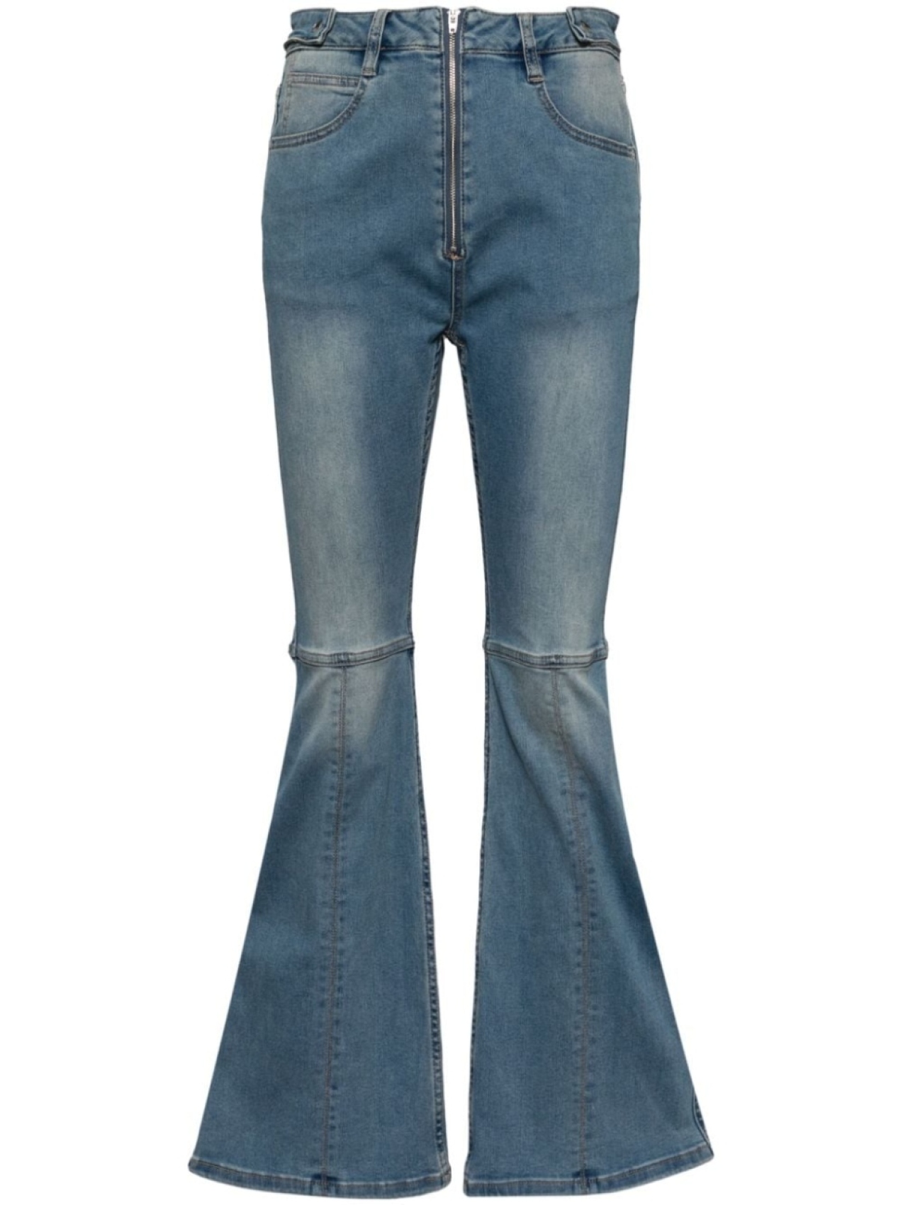 Расклешенные джинсы с завышенной талией izzue, синий