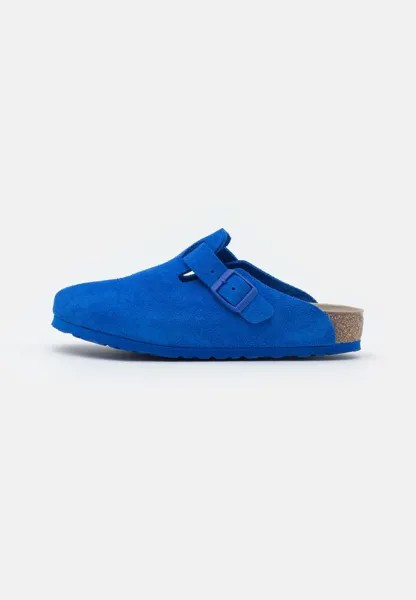 Тапочки BOSTON SOFT FOOTBED UNISEX Birkenstock, цвет ultra blue