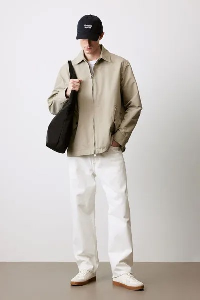 Свободный пиджак из твила H&M, бежевый