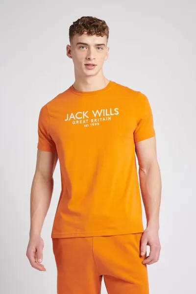 Футболка Карнаби Jack Wills, оранжевый