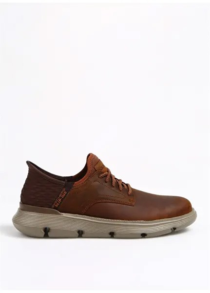 Темно-коричневые мужские повседневные туфли Skechers