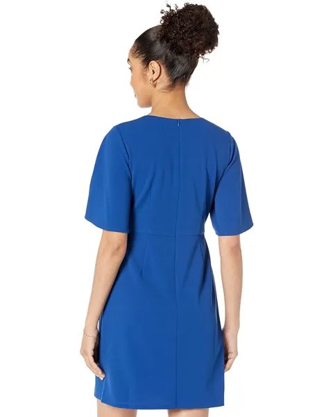 Платье Donna Morgan Mini Dress with Flutter Sleeve, цвет Sodalite Blue